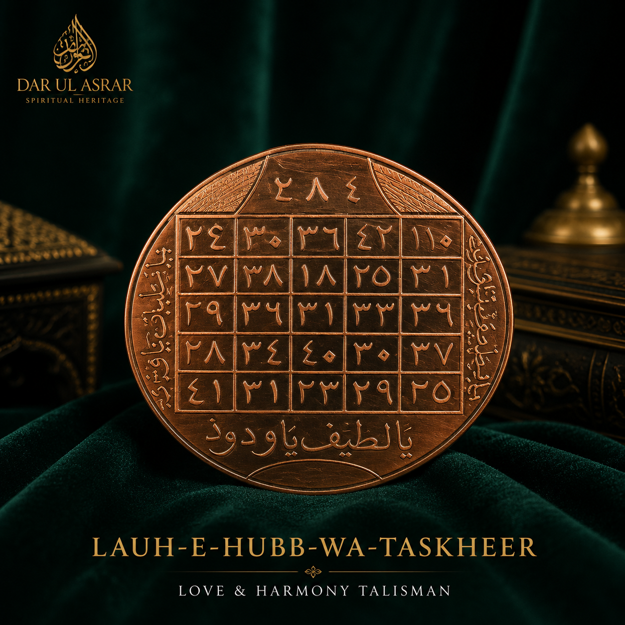 Lauh-e-Hubb-wa-Taskheer (Love & Harmony Talisman)